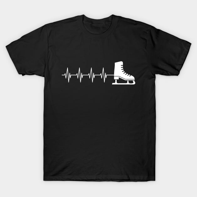Ice Skater Heartbeat w T-Shirt by KC Happy Shop